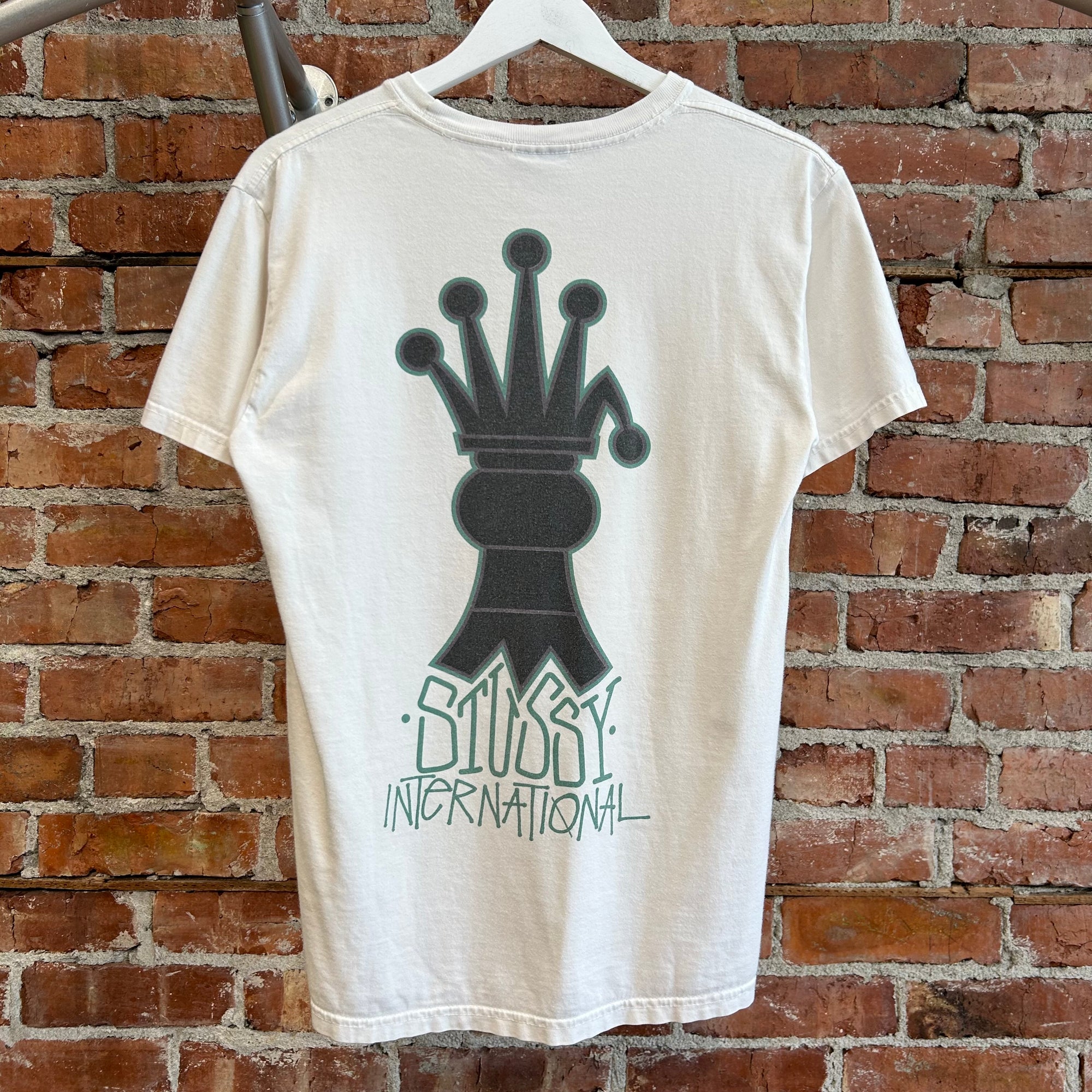STUSSY INTERNATIONAL CROWN TEE ‘WHITE’