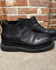 BOTTEGA VENETA LUG CHELSEA ANKLE BOOTS ‘BLACK’