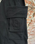 RICK OWENS SS24 LIDO DRKSHDW RIG CREATCH CARGOS ‘BLACK’