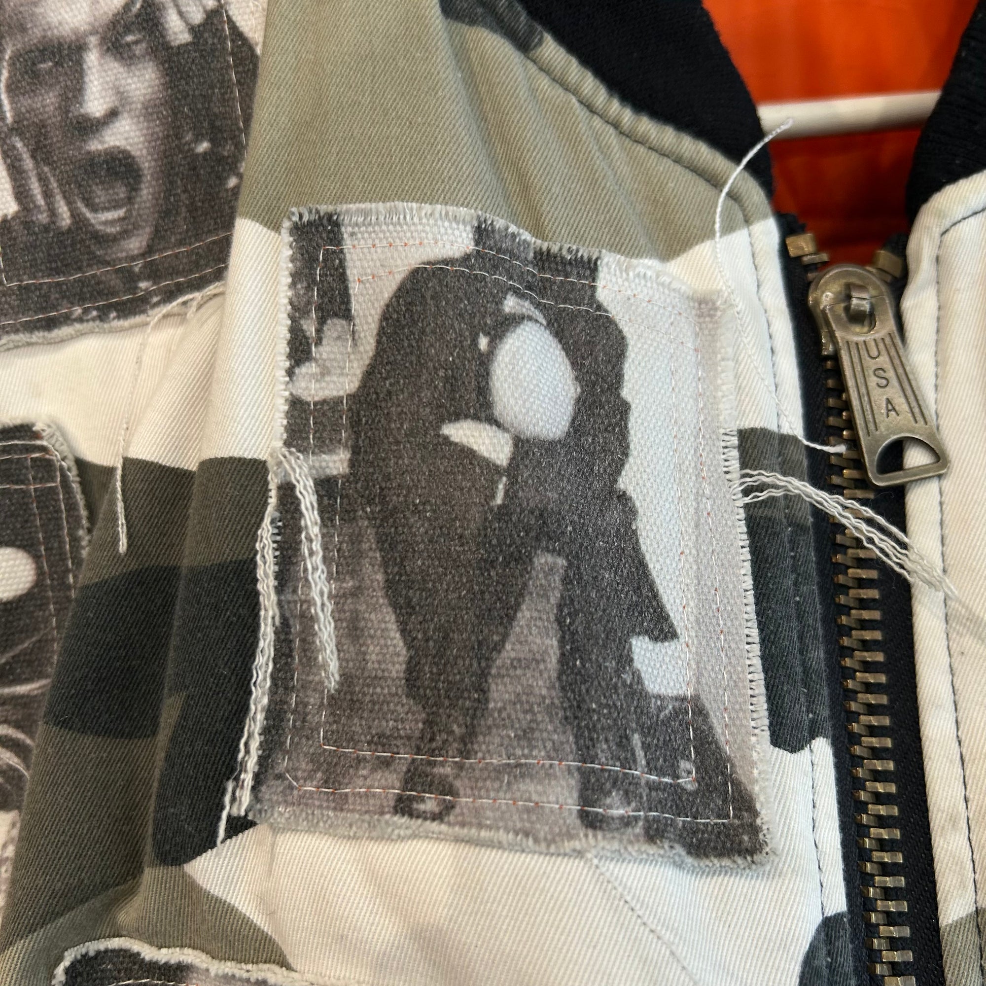 RAF SIMONS BOOTLEG PUNK ICON RIOT BOMBER JACKET ‘SNOW CAMO’