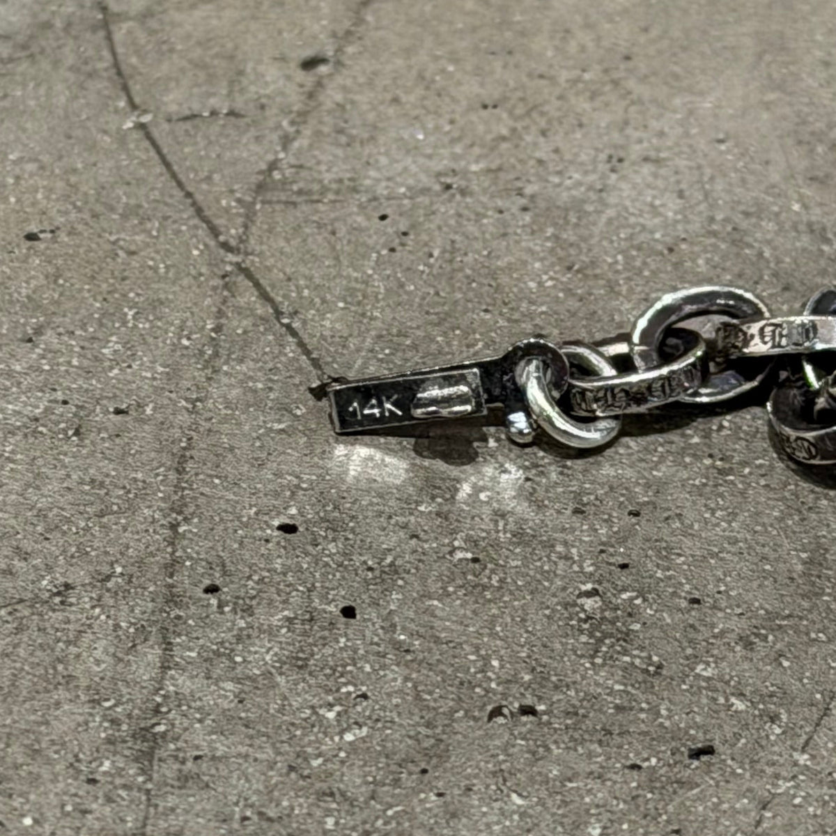 CHROME HEARTS 18” PAPER CHAIN NECKLACE ‘SILVER’