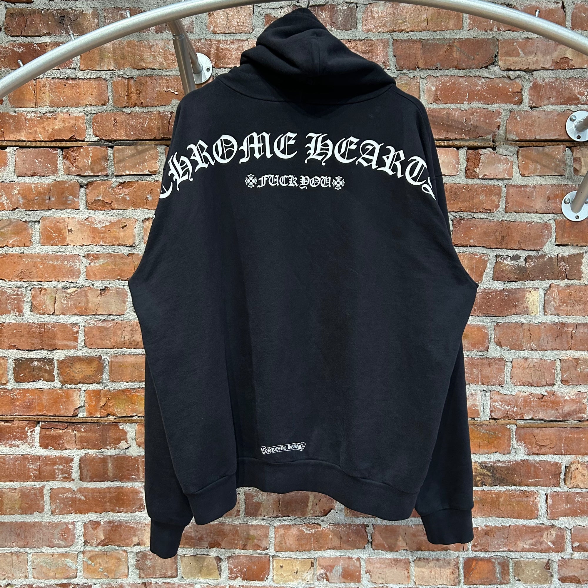 CHROME HEARTS T-BAR PULLOVER HOODIE ‘BLACK’