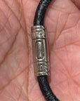 LOUIS VUITTON DAMIER LEATHER KEEP IT BRACELET ‘BLACK’