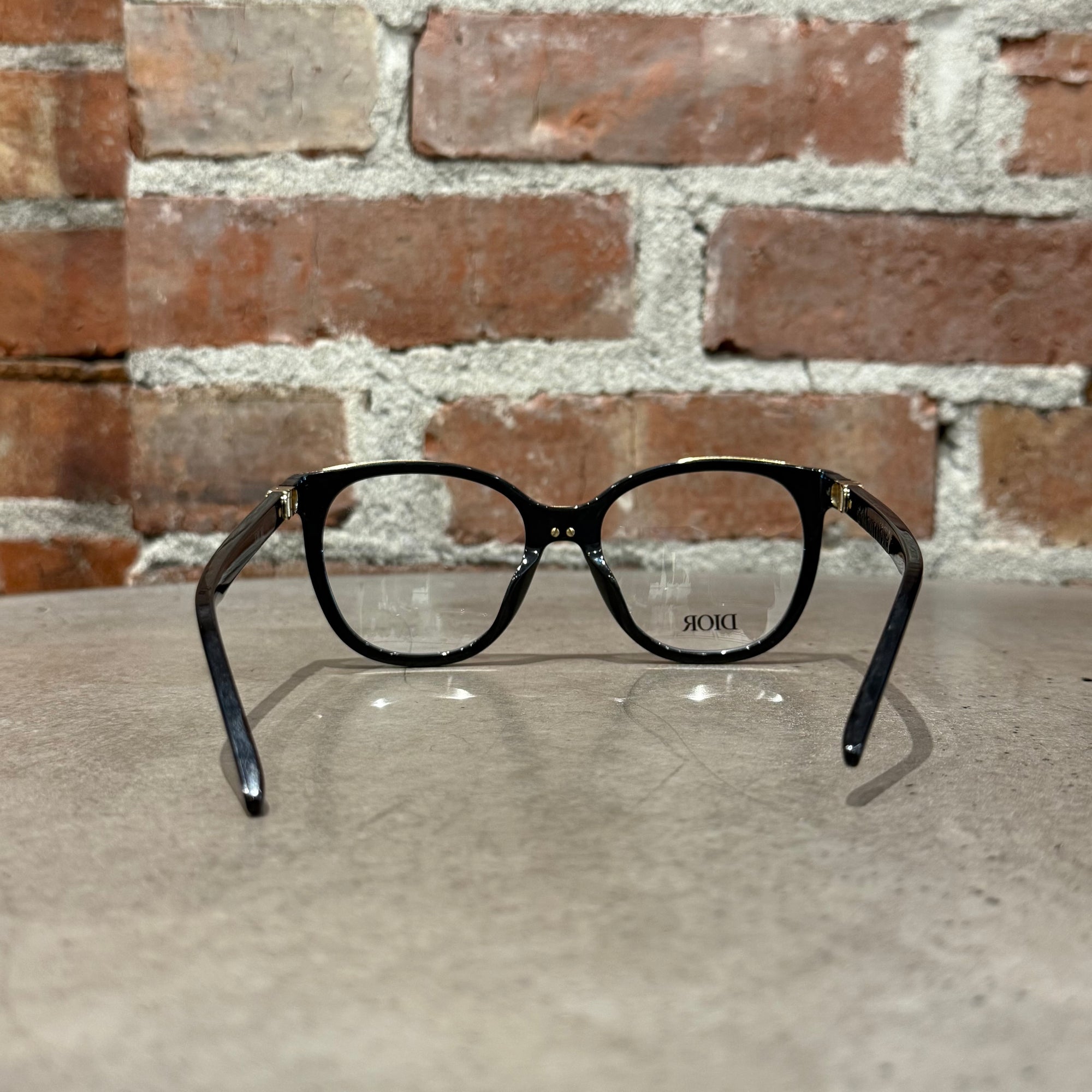 CHRISTIAN DIOR 30 MONTAIGNE MINIO FRAMES ‘BLACK/GOLD’
