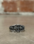 DEAL DESIGN GL CROSS LEVEL RING 'SILVER'