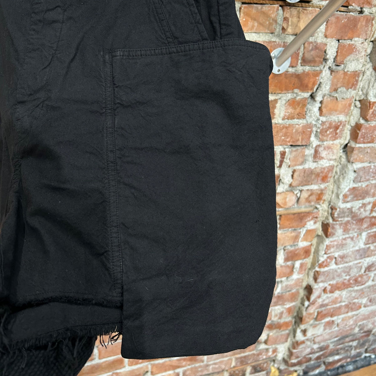 RICK OWENS FW25 CONCORDIANS DRKSHDW STEFAN CARGO SHORTS ‘BLACK’