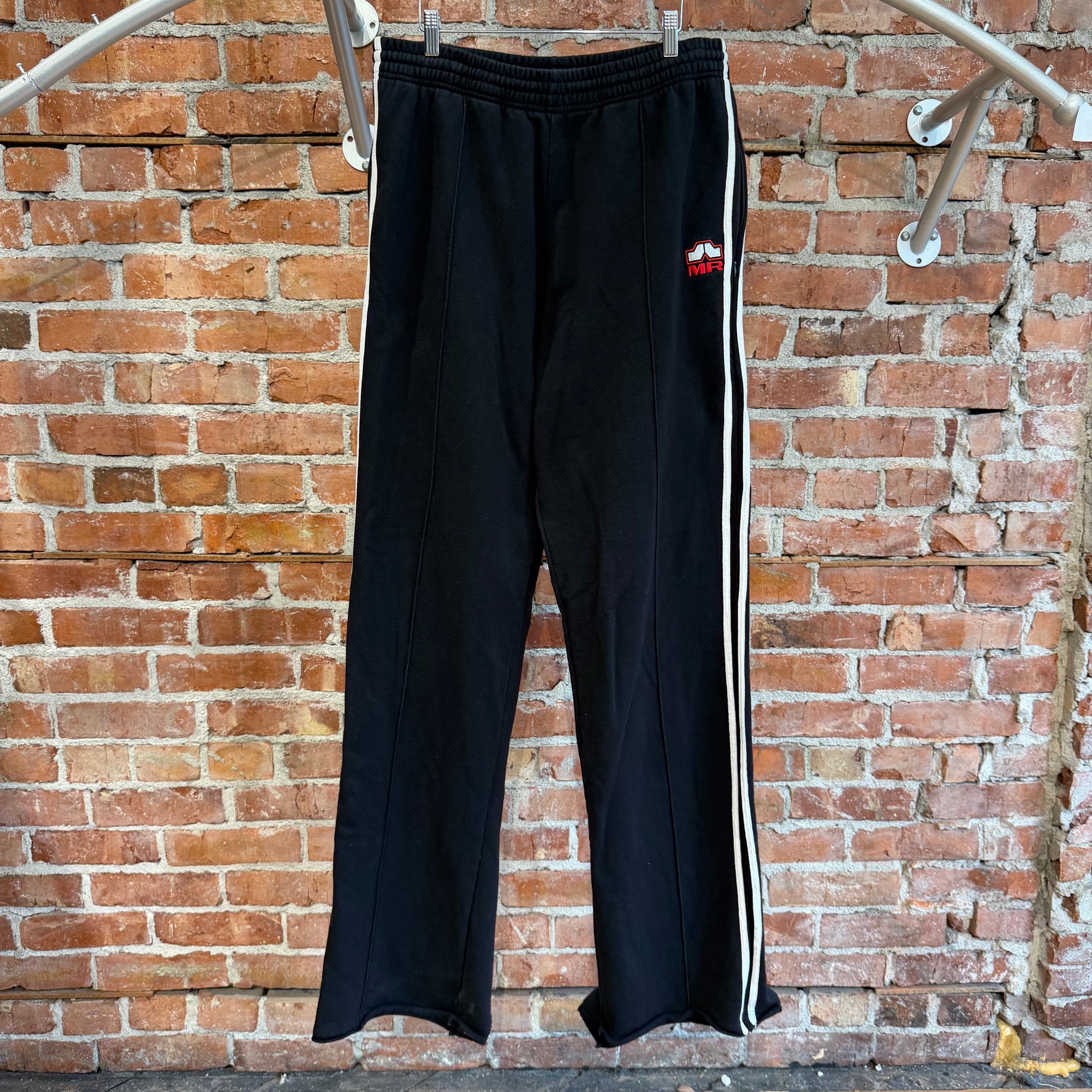 MARTINE ROSE WIDE LEG SWEATPANTS ‘BLACK’