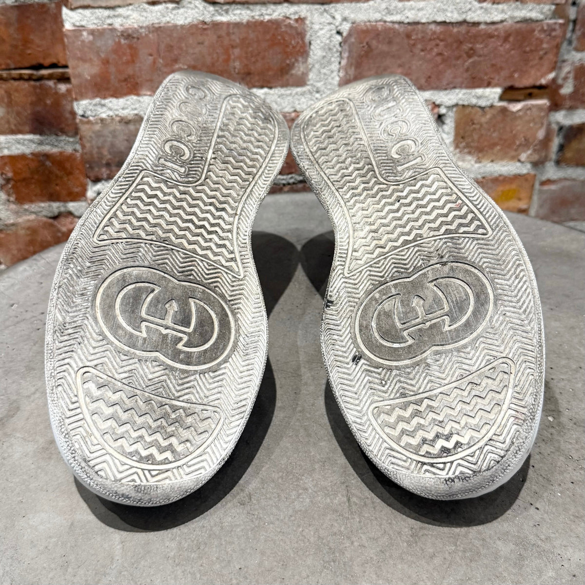 GUCCI WEB LOW CHUNKY TRAINER SNEAKERS ‘WHITE’