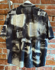 ACNE STUDIOS FACE SPRAY PRINT SHIRT ‘BLACK/GRAY’