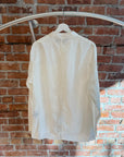 MARCEL EVERETTE MANDARIN COLLAR SHIRT ‘WHITE’