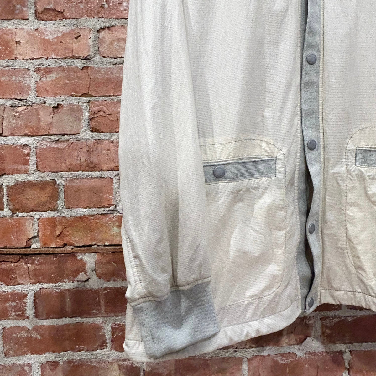 AND WANDER CARDIGAN SHELL JACKET ‘CREAM’