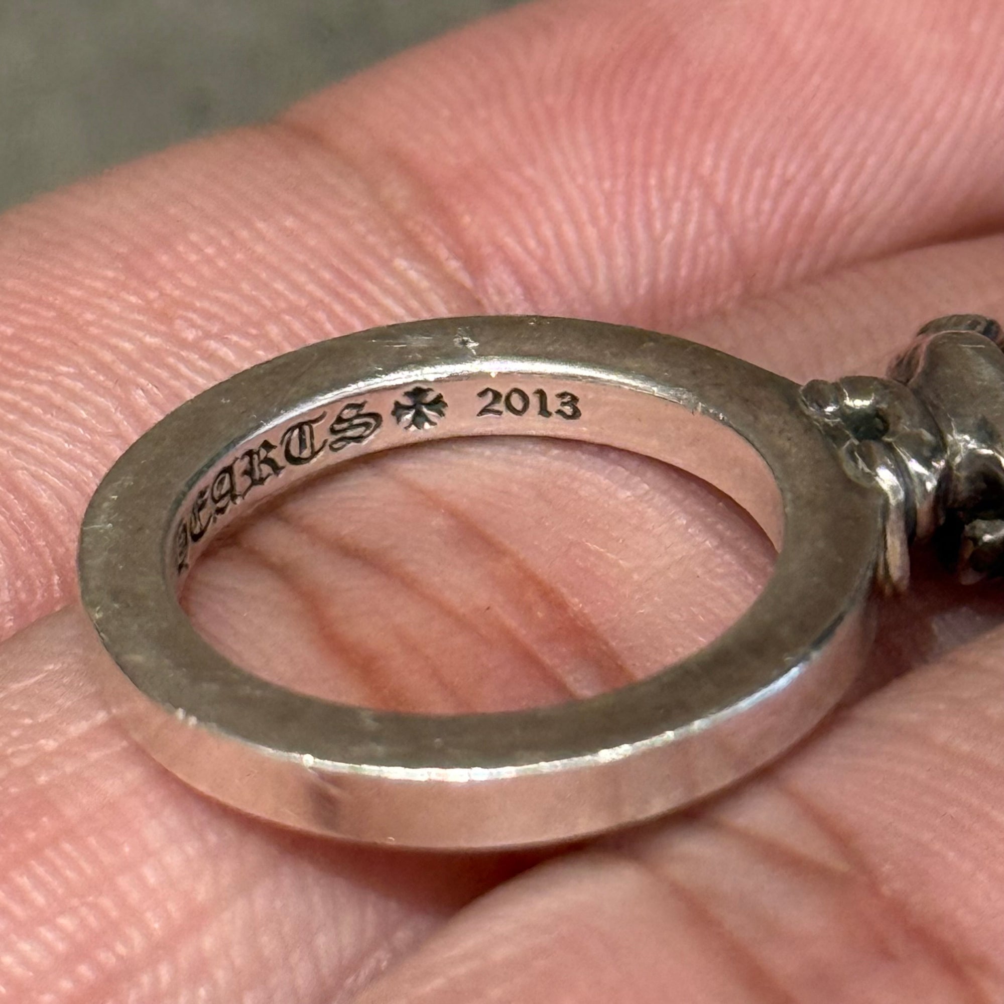 CHROME HEARTS FOTI HARRIS TEETER SPACER RING ‘SILVER’