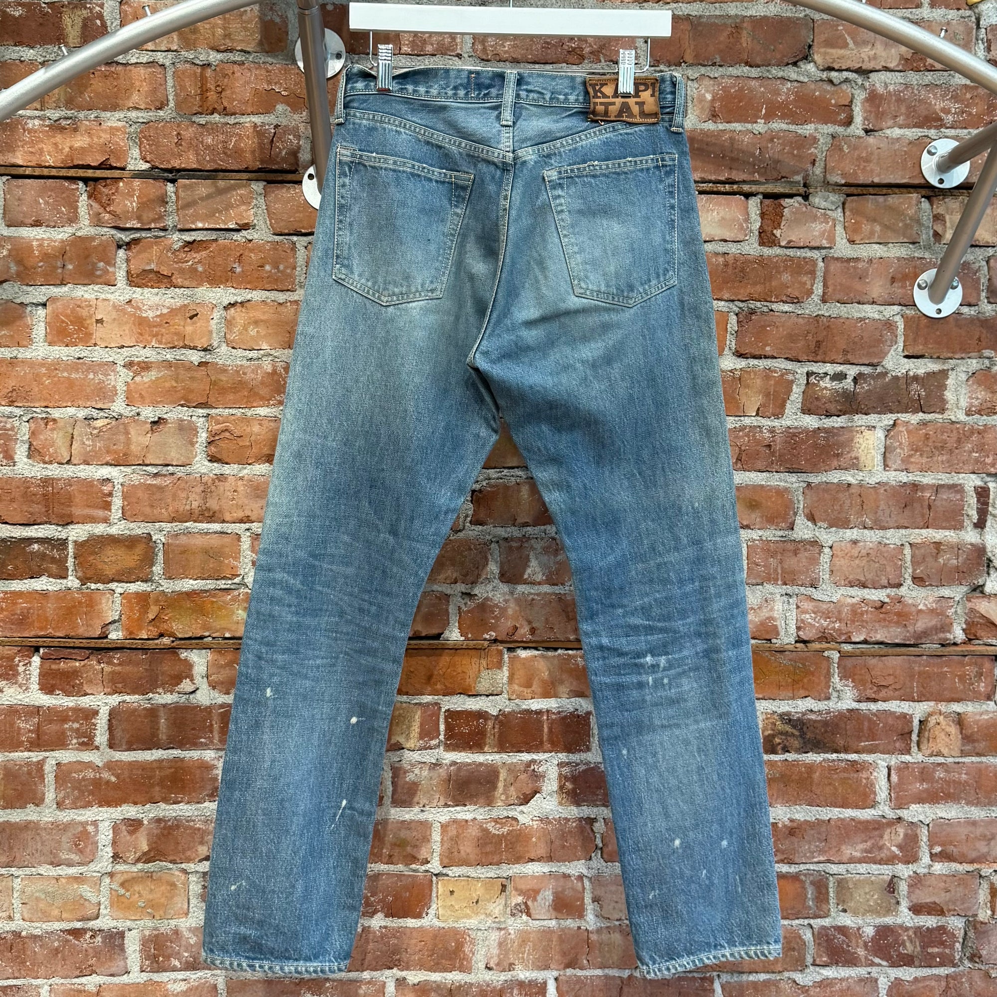 KAPITAL VIP ORDER 5P MONKEY CISCO "3 YEAR FADE" SASHIKO DENIM ‘BLUE’