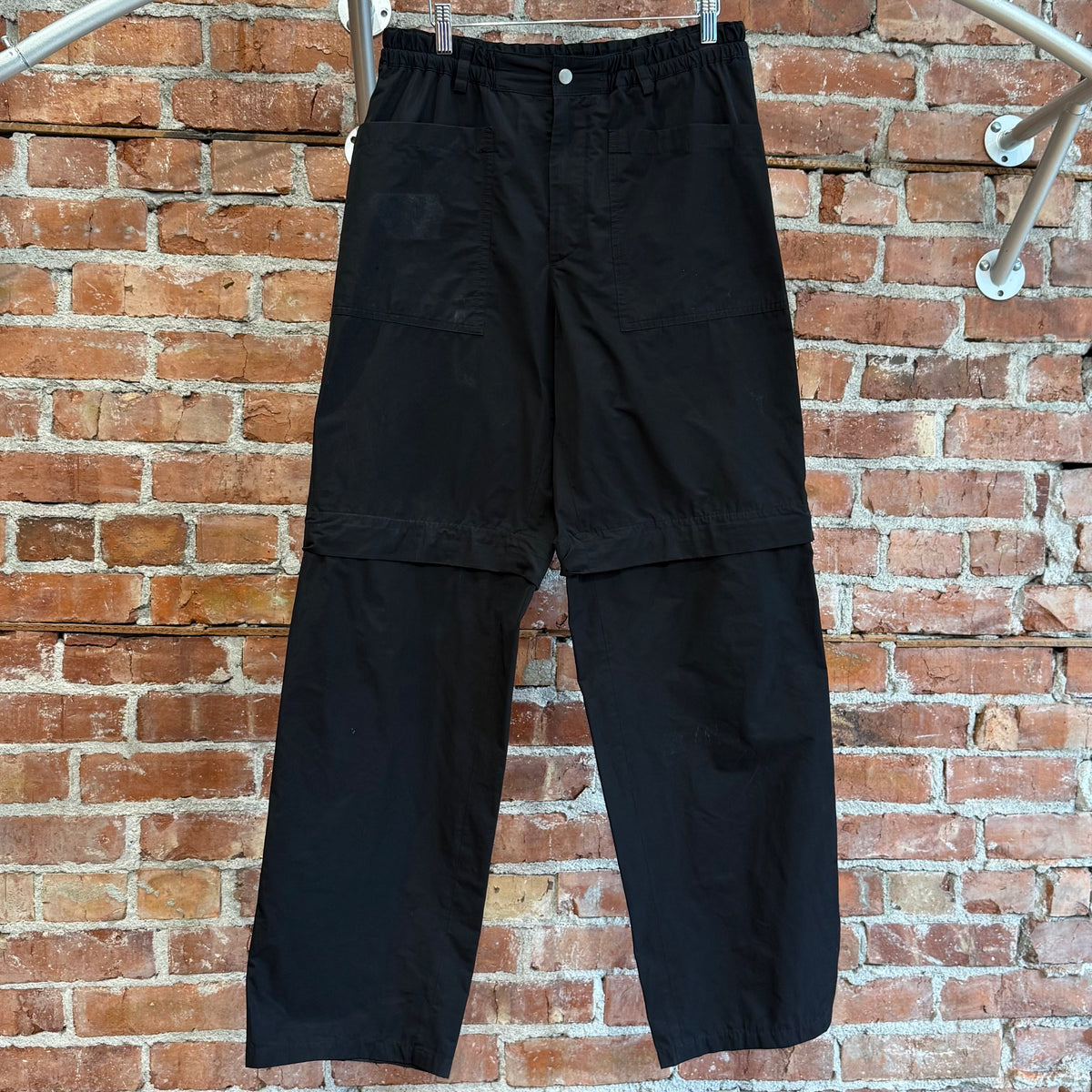 DRIES VAN NOTEN CONVERTIBLE PANTS ‘BLACK’