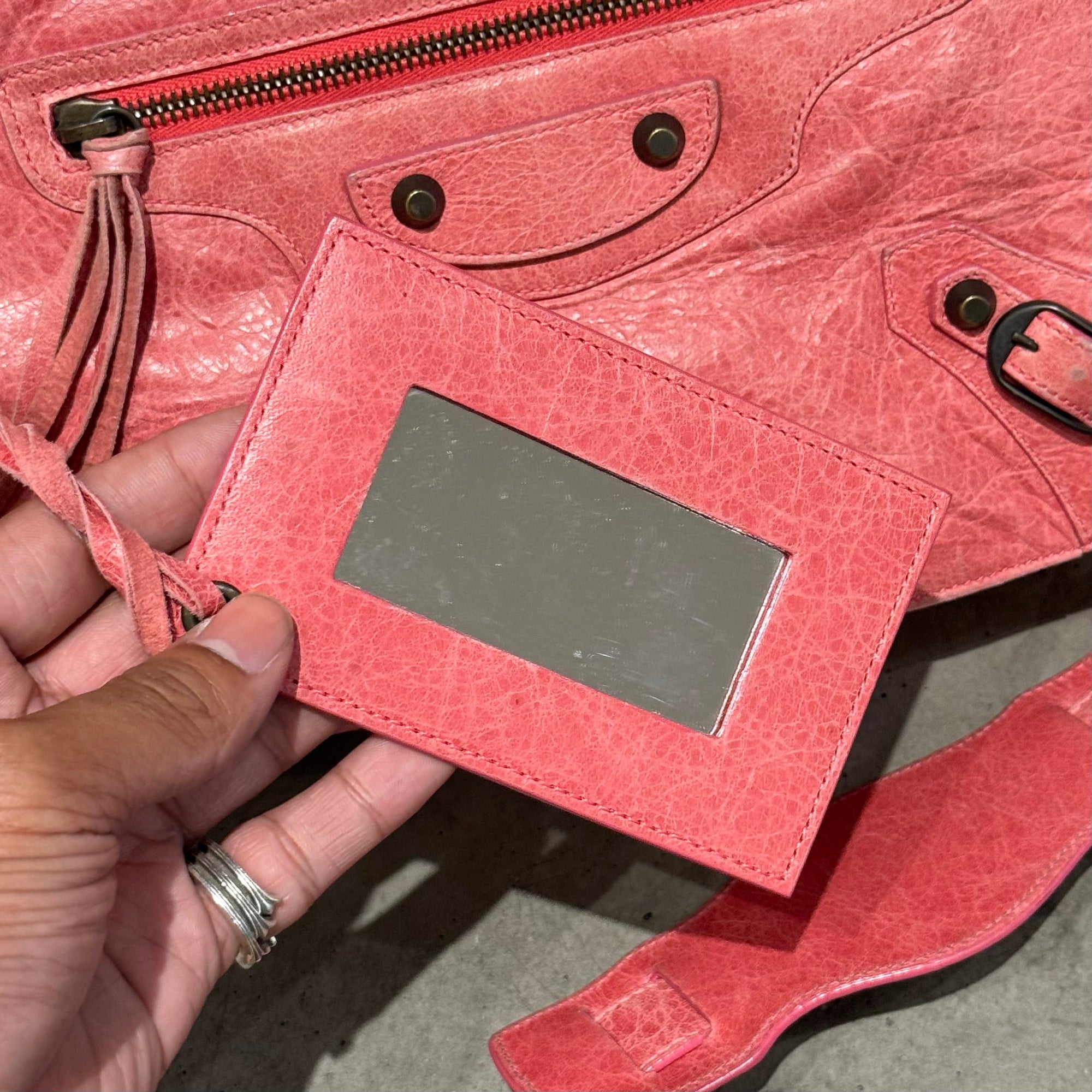 BALENCIAGA CITY MESSENGER SHOULDER BAG ‘RED’