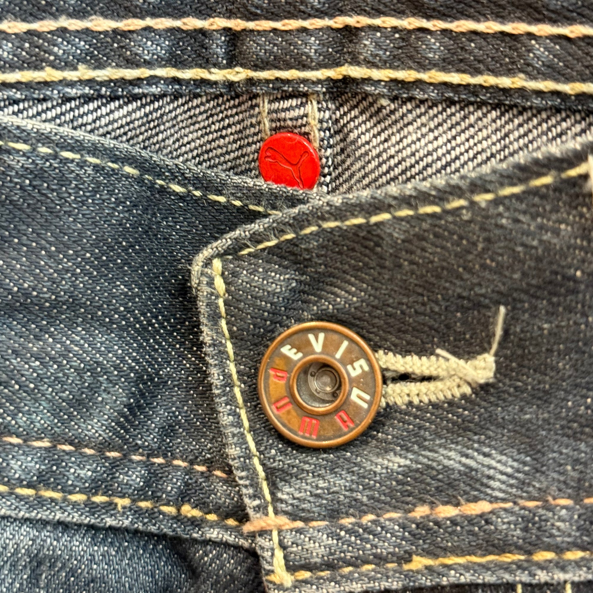 EVISU X PUMA STRAIGHT LEG DENIM 