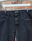 BALENCIAGA SS22 STRAIGHT LEG DISTRESSED DENIM ‘BLACK’