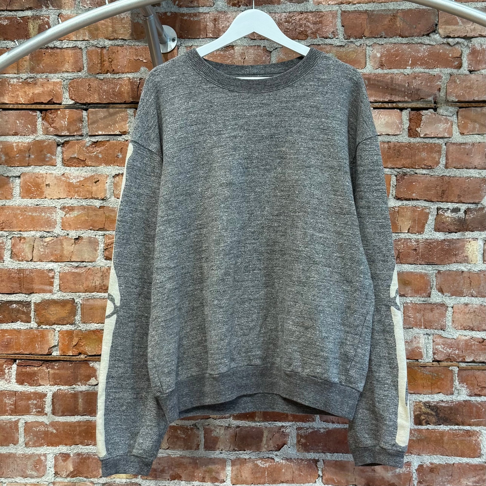 KAPITAL BONES BIG CREW SWEATSHIRT ‘GREY’