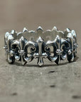 DEAL DESIGN NIGHT CROWN RING 'SILVER'