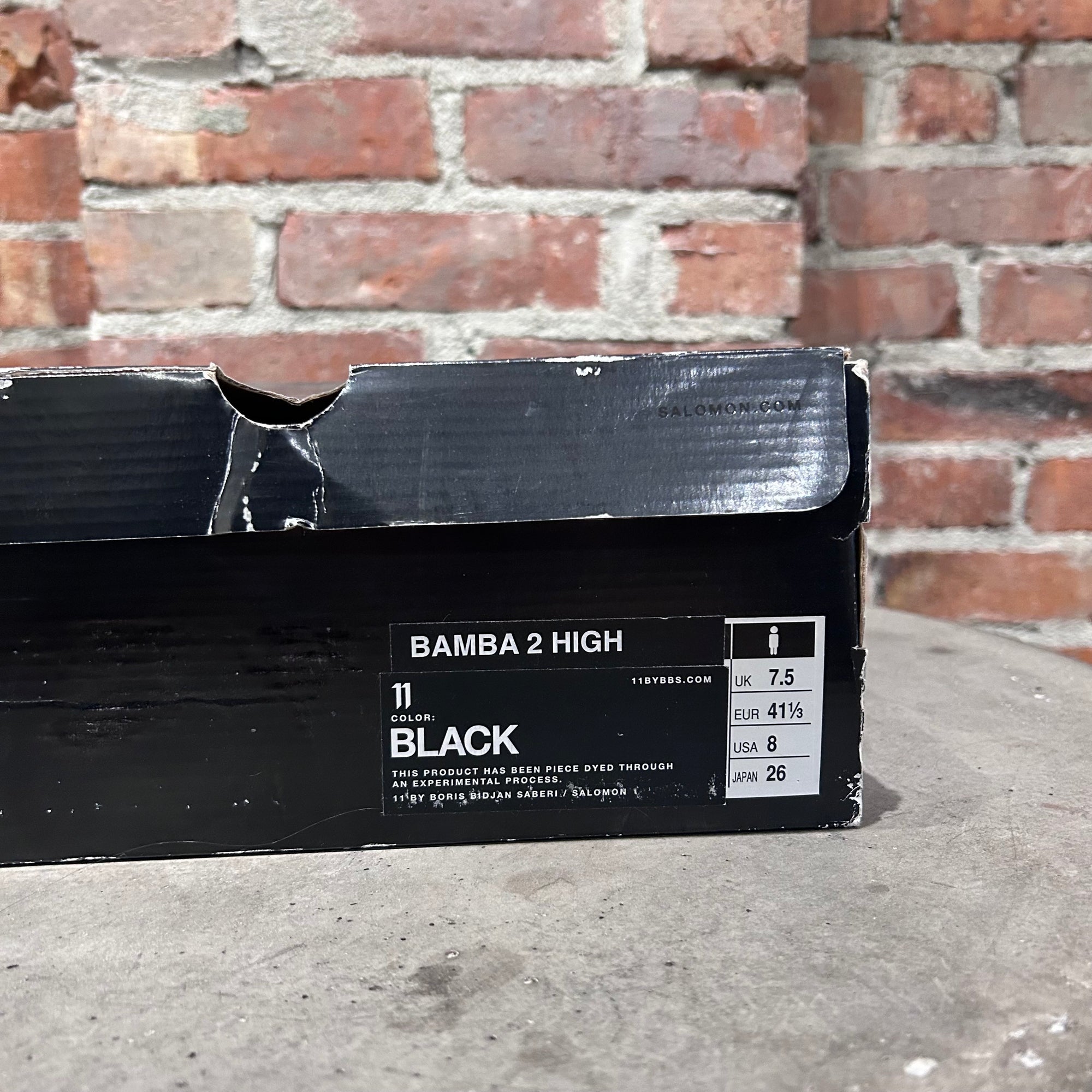 11 BY BBS x SALOMON BAMBA 2 SNEAKERS ‘BLACK’