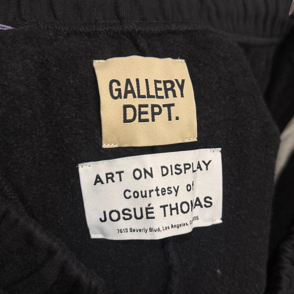 GALLERY DEPT. 2K FIT WIDE LEG SWEATPANTS ‘BLACK’