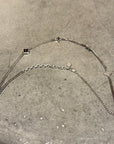 LOUIS VUITTON S00 SPIKE CHARM NECKLACE ‘SILVER’