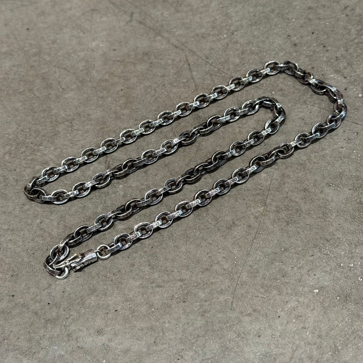 CHROME HEARTS 18” PAPER CHAIN NECKLACE ‘SILVER’