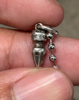 CHROME HEARTS SPIKE DROP NEKCLACE ‘SILVER’