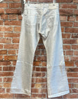 GALLERY DEPT. LOGAN GALACTIC GLITTER FLARED DENIM ‘SILVER’
