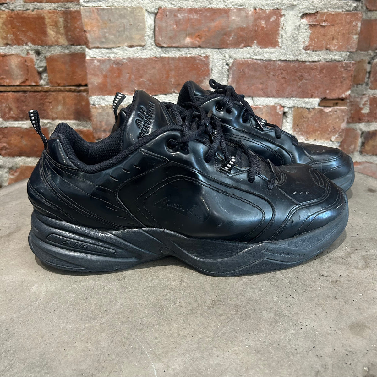 MARTINE ROSE X NIKE AIR MONARCH SNEAKERS ‘BLACK’