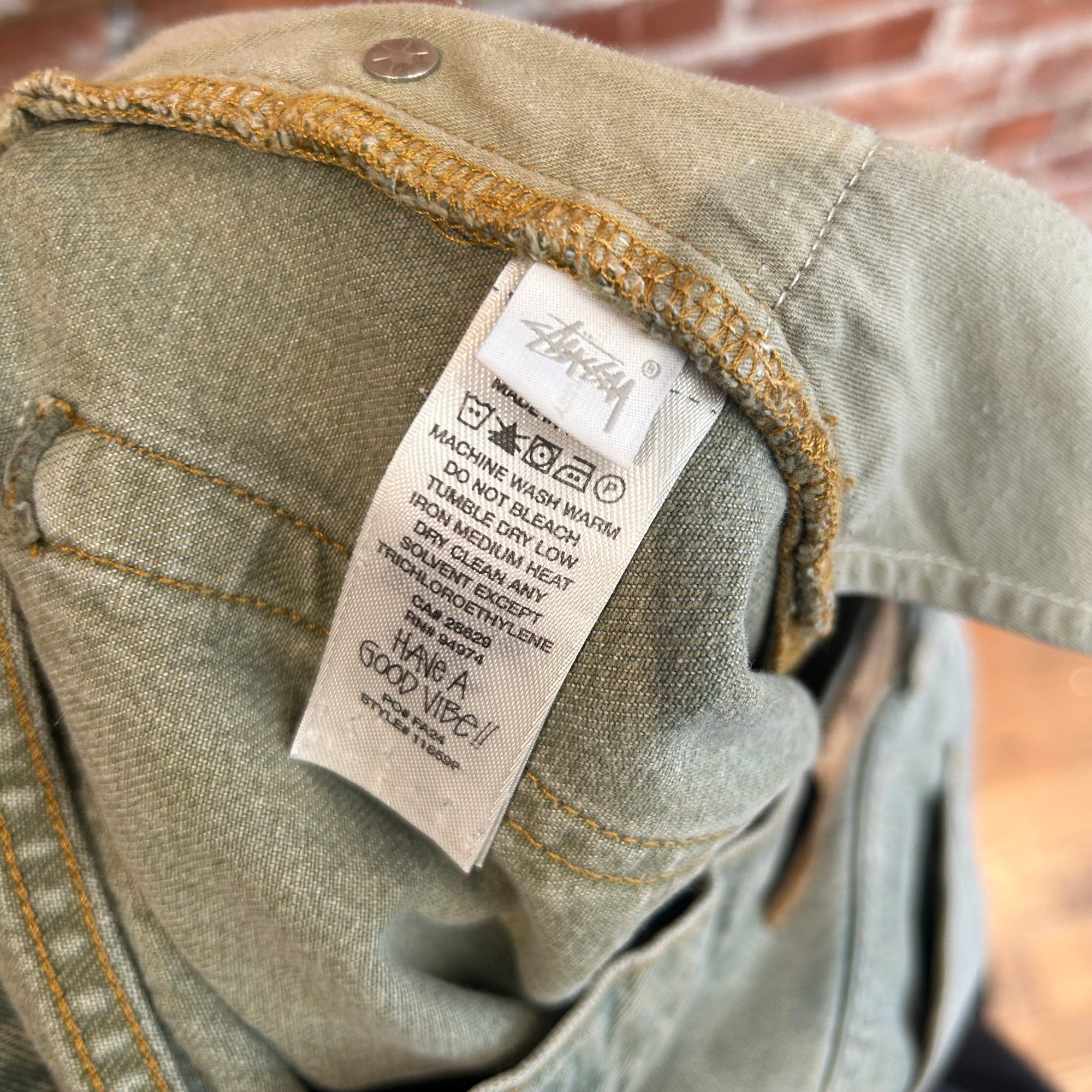 STUSSY "BIG OL JEANS" BAGGY DENIM ‘VINTAGE BLUE’