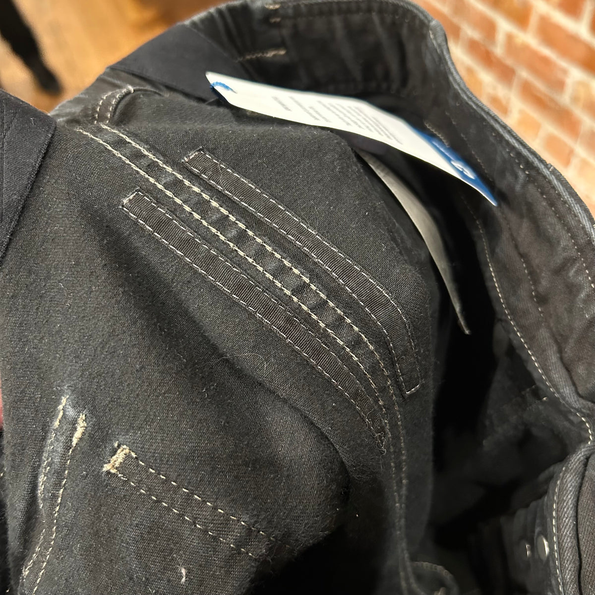 RICK OWENS SS23 EDFU DRKSDHW AIRCUT DENIM ‘BLACK’