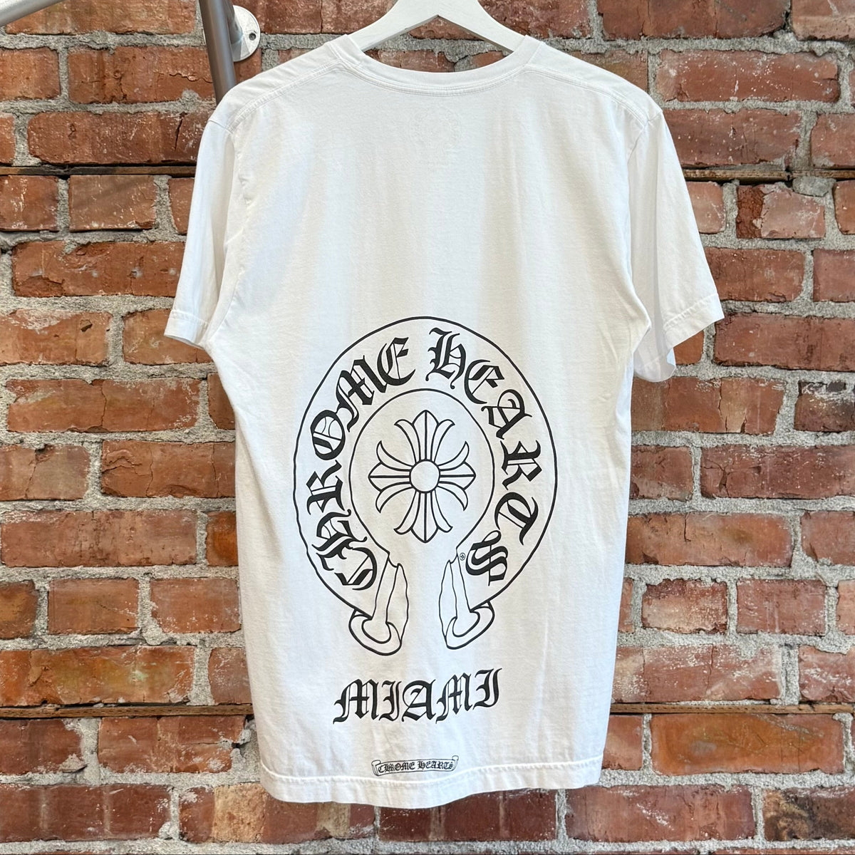 CHROME HEARTS MIAMI EXCLUSIVE HORSESHOE TEE ‘WHITE’