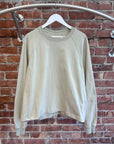 RICK OWENS FW/22 STROBE CREWNECK ‘CREAM’