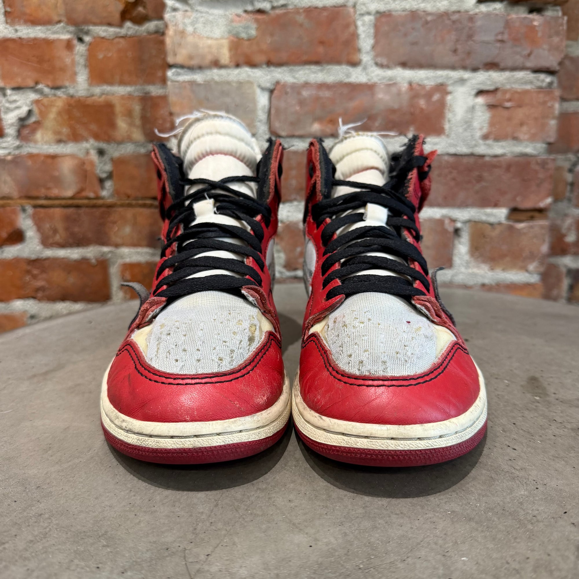 OFF WHITE X JORDAN 1 "THE 10" CHICAGO HIGH SNEAKERS ‘WHITE/RED’
