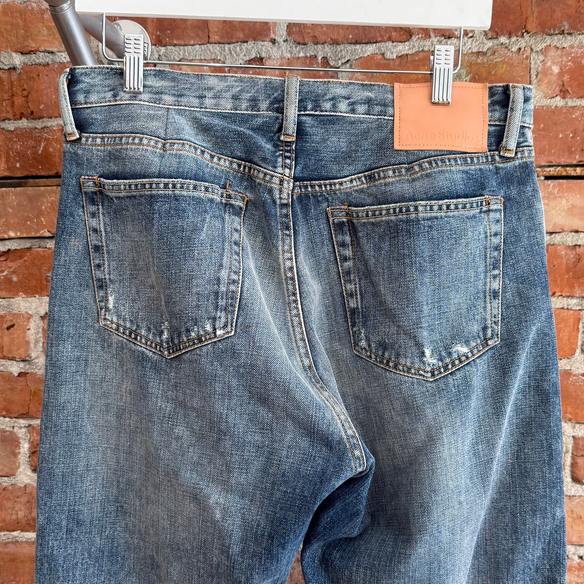 ACNE STUDIOS 1996 MID TORN DENIM ‘BLUE’