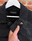 ANN DEMEULEMEESTER STANDARD RAF DENIM JACKET ‘BLACK’