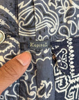 KAPITAL VINTAGE BANDANA 1ST TRUCKER JACKET ‘NAVY’