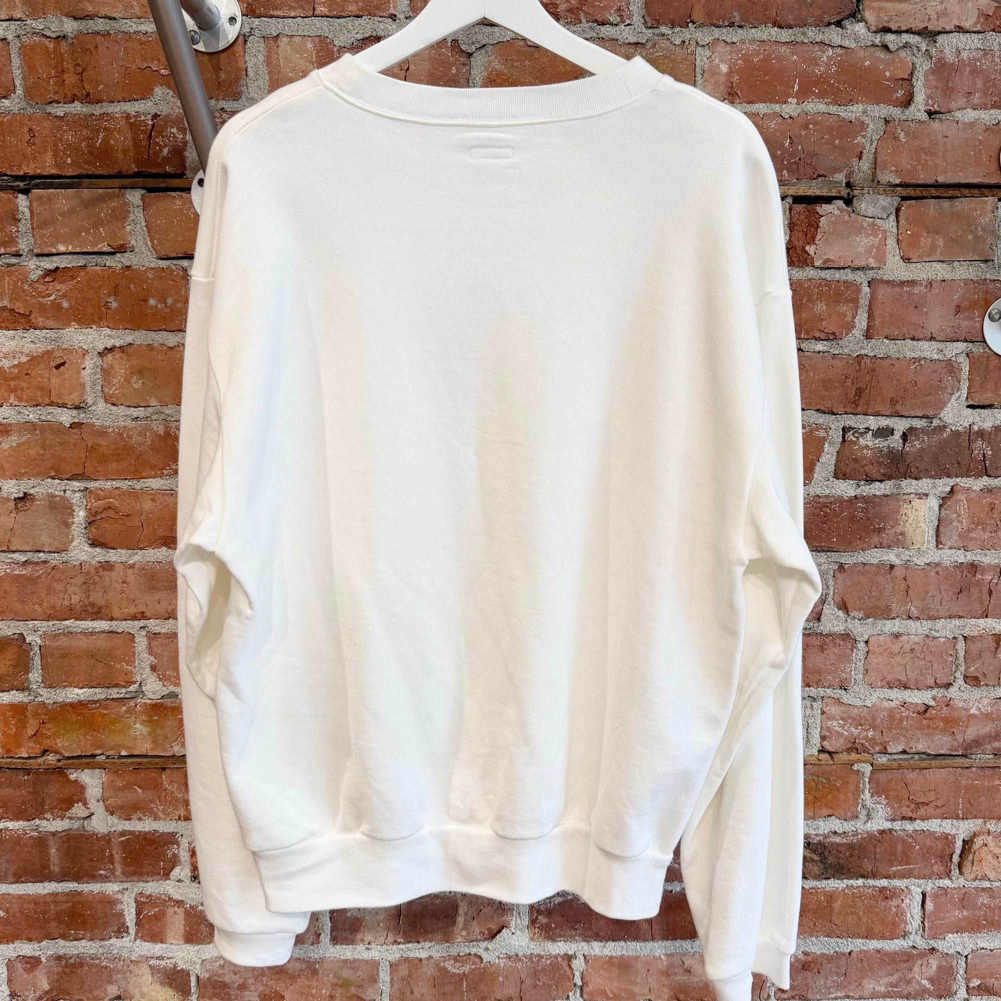 KAPITAL LUCKY BATTERY BIRD CREWNECK ‘WHITE’