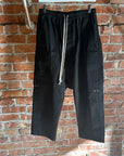 RICK OWENS MAINLINE TW DROP CROTCH CARGOS ‘BLACK’