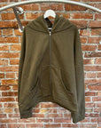 ENTIRE STUDIOS FULL ZIP HOODIE ‘GREEN’