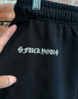 CHROME HEARTS SCRIPT LOGO SWEATPANTS ‘BLACK’