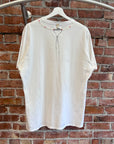 VISVIM GOROS NECKLACE BEADED TEE ‘WHITE’