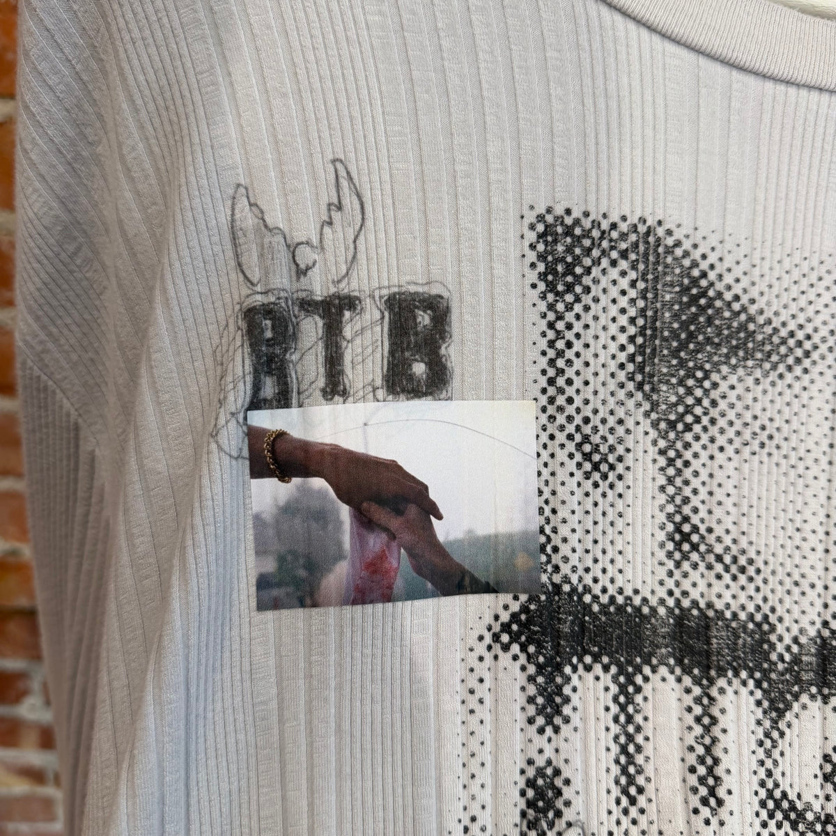 PALY HOLLYWOOD SS26 HUSTLR PATCH LONGSLEEVE ‘GREY’