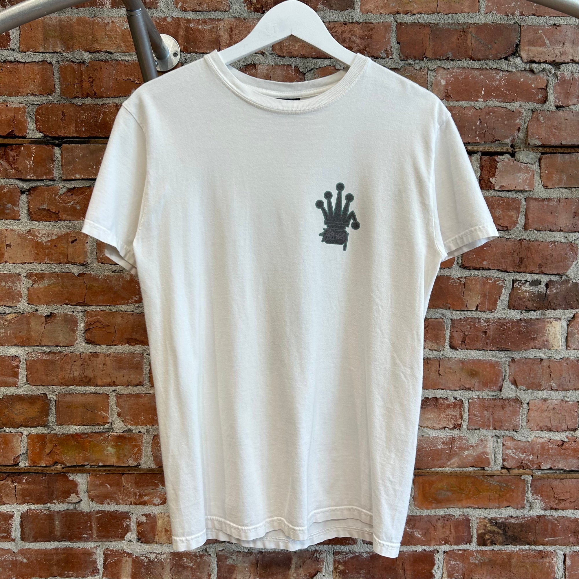 STUSSY INTERNATIONAL CROWN TEE ‘WHITE’