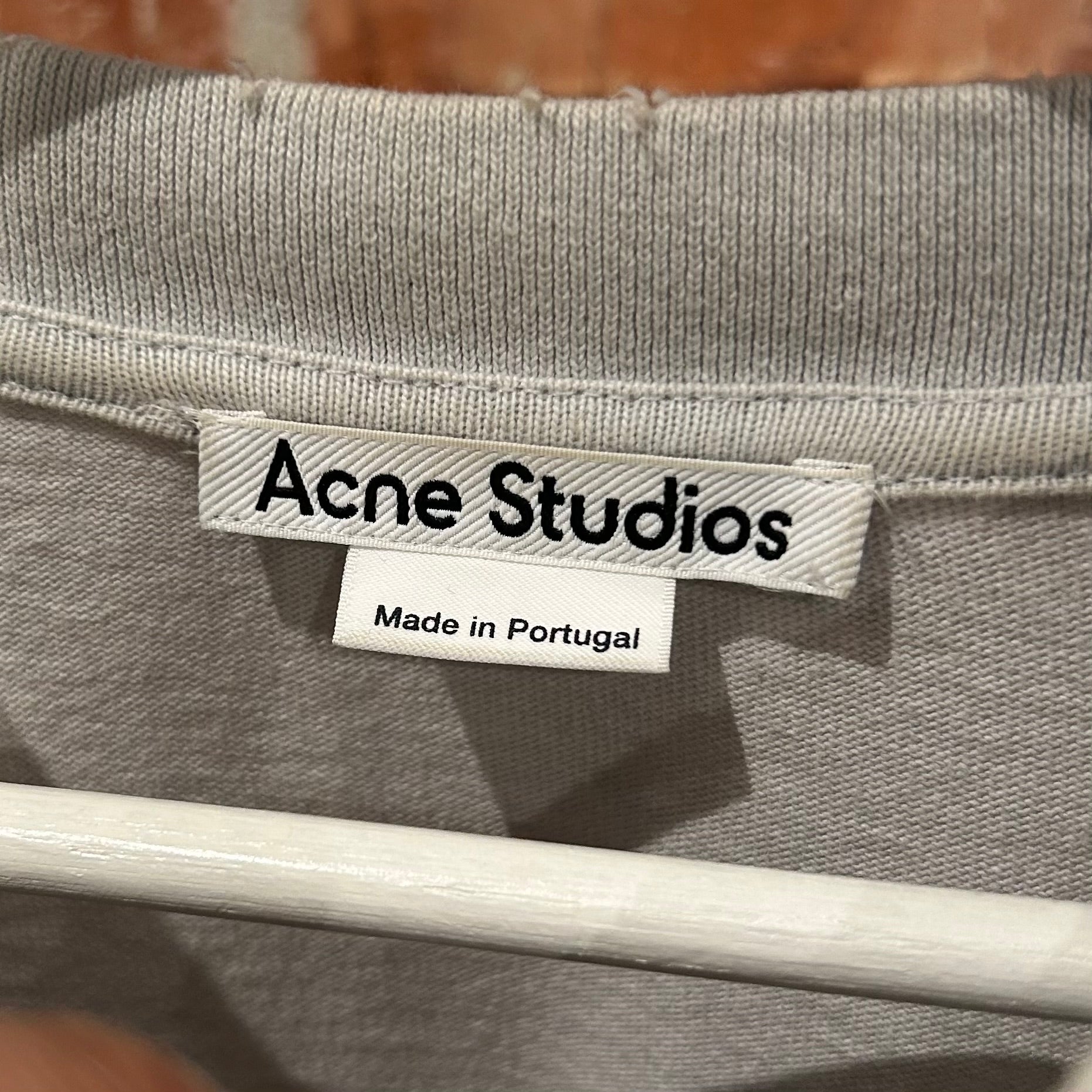 ACNE STUDIOS LAYERED PRINT TEE ‘GREY’