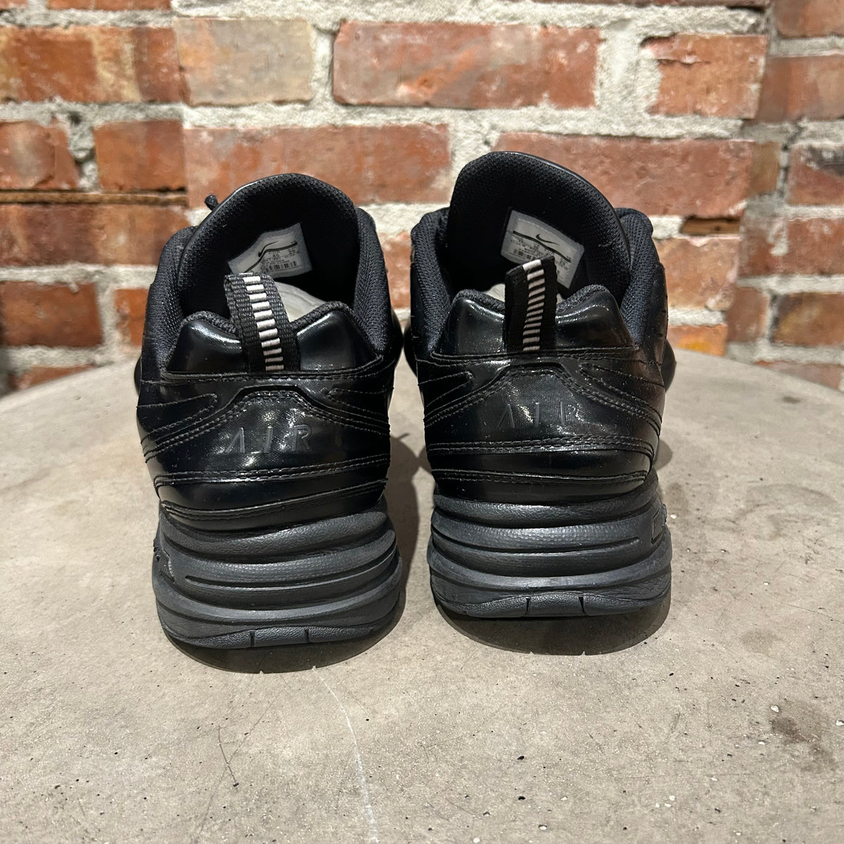 MARTINE ROSE X NIKE AIR MONARCH SNEAKERS ‘BLACK’