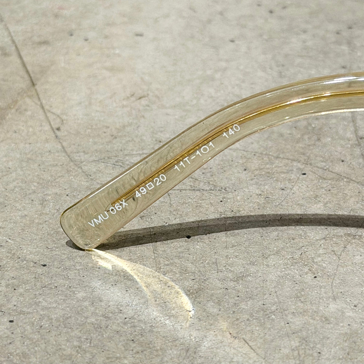 MIU MIU 06XV GLASSES ‘SAND CLEAR’