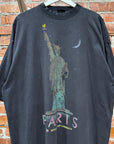 BALENCIAGA FW24 PARIS LIBERTY TEE ‘BLACK'