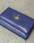 VIVIENNE WESTWOOD LEATHER KEYHOLDER ‘BLUE’